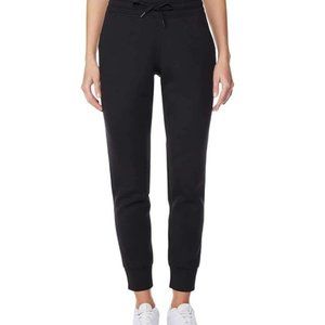 NWT 32 Degrees Women's Tech Fleece Jogger Black Activewear Size S $60 FFF069